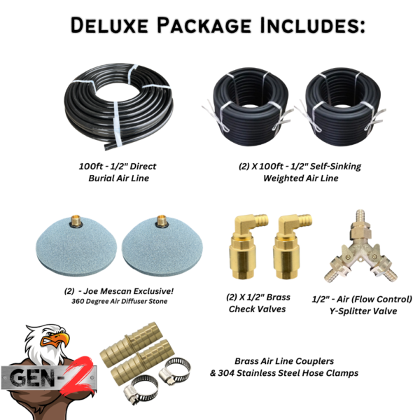 Exclusive! - Patent Pending Design (GEN-2) Windmill Pond Aerator System 3-IN-1 Compressor Housing - Image 9