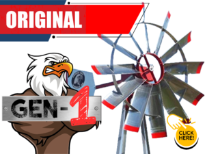 Original (GEN-1) Pond Aeration Windmill Aerator