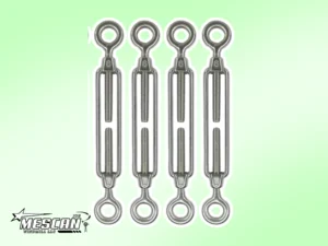 Stainless-Steel Windmill Tower Turnbuckles ( 4 Pack ) Premium-Grade Windmill Parts