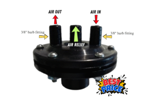 Koenders Pressure Relief Valve Outdoor Windmill Water Solution